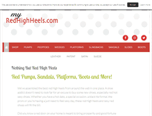 Tablet Screenshot of myredhighheels.com